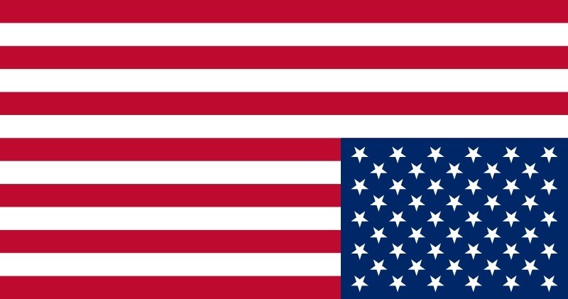 Upside-down-US-flag-of-occupation